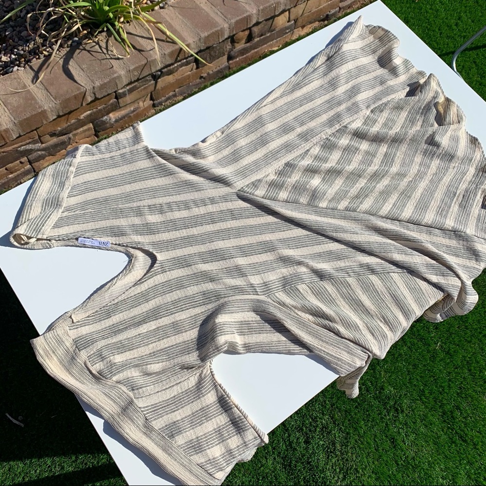 ZARA LONG SLEEVE STRIPPED DRESS